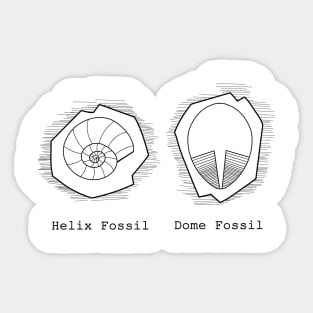 Monster fossil Sticker